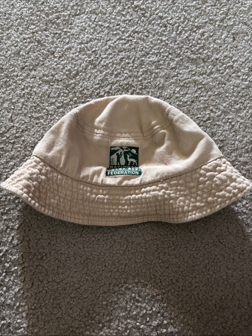 National Wildlife Federation Kids Beige Bucket Hat